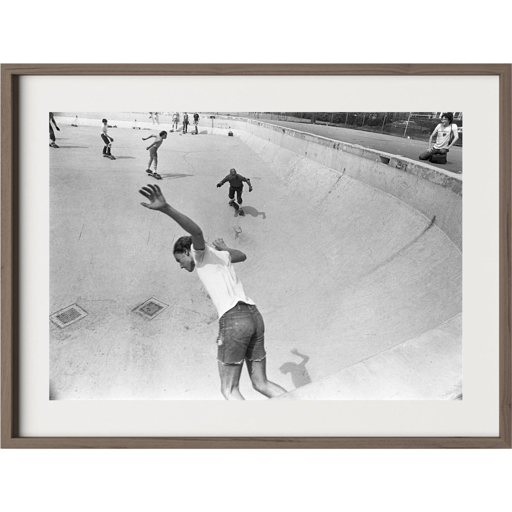 Skateboarding In A Drained Pool I by Barbara Alper by Four Hands. Made from unique in a unique style.