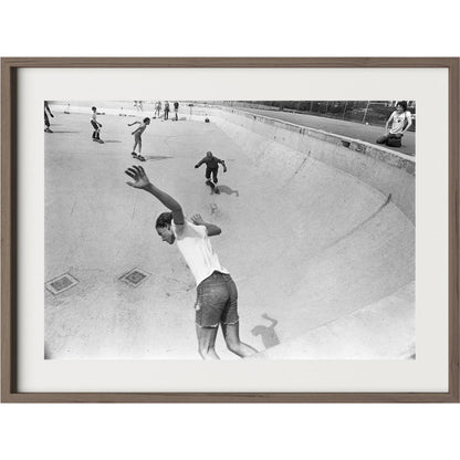 Skateboarding In A Drained Pool I by Barbara Alper by Four Hands. Made from unique in a unique style.
