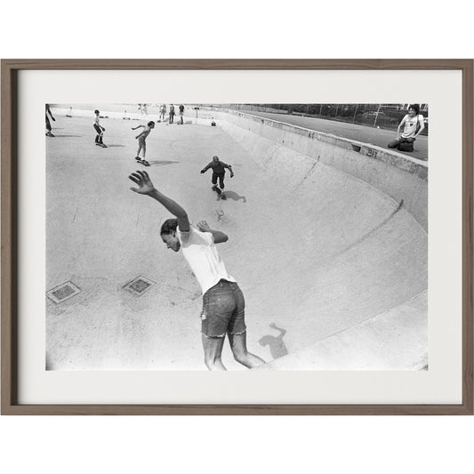 Skateboarding In A Drained Pool I by Barbara Alper by Four Hands. Made from unique in a unique style.