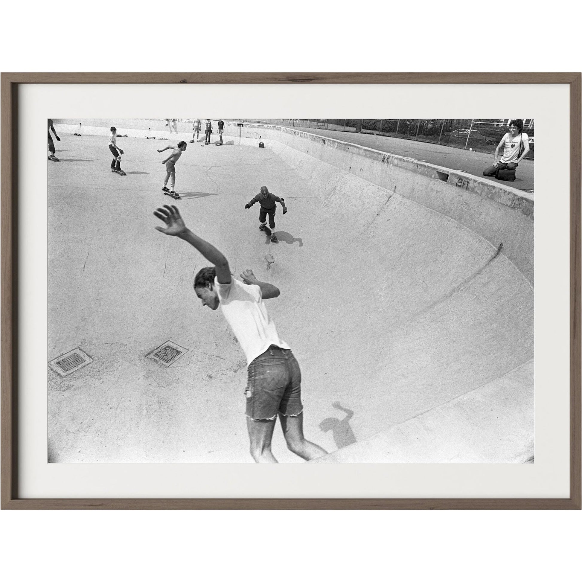 Skateboarding In A Drained Pool I by Barbara Alper by Four Hands. Made from unique in a unique style.