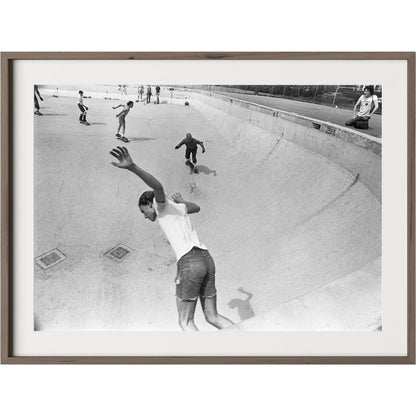 Skateboarding In A Drained Pool I by Barbara Alper by Four Hands. Made from unique in a unique style.