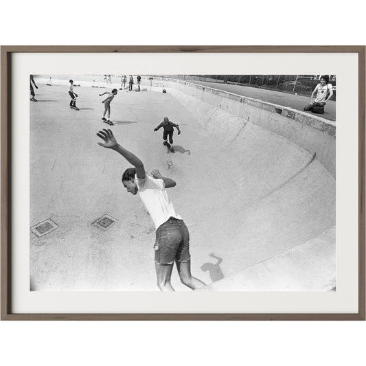 Skateboarding In A Drained Pool I by Barbara Alper by Four Hands. Made from unique in a unique style.