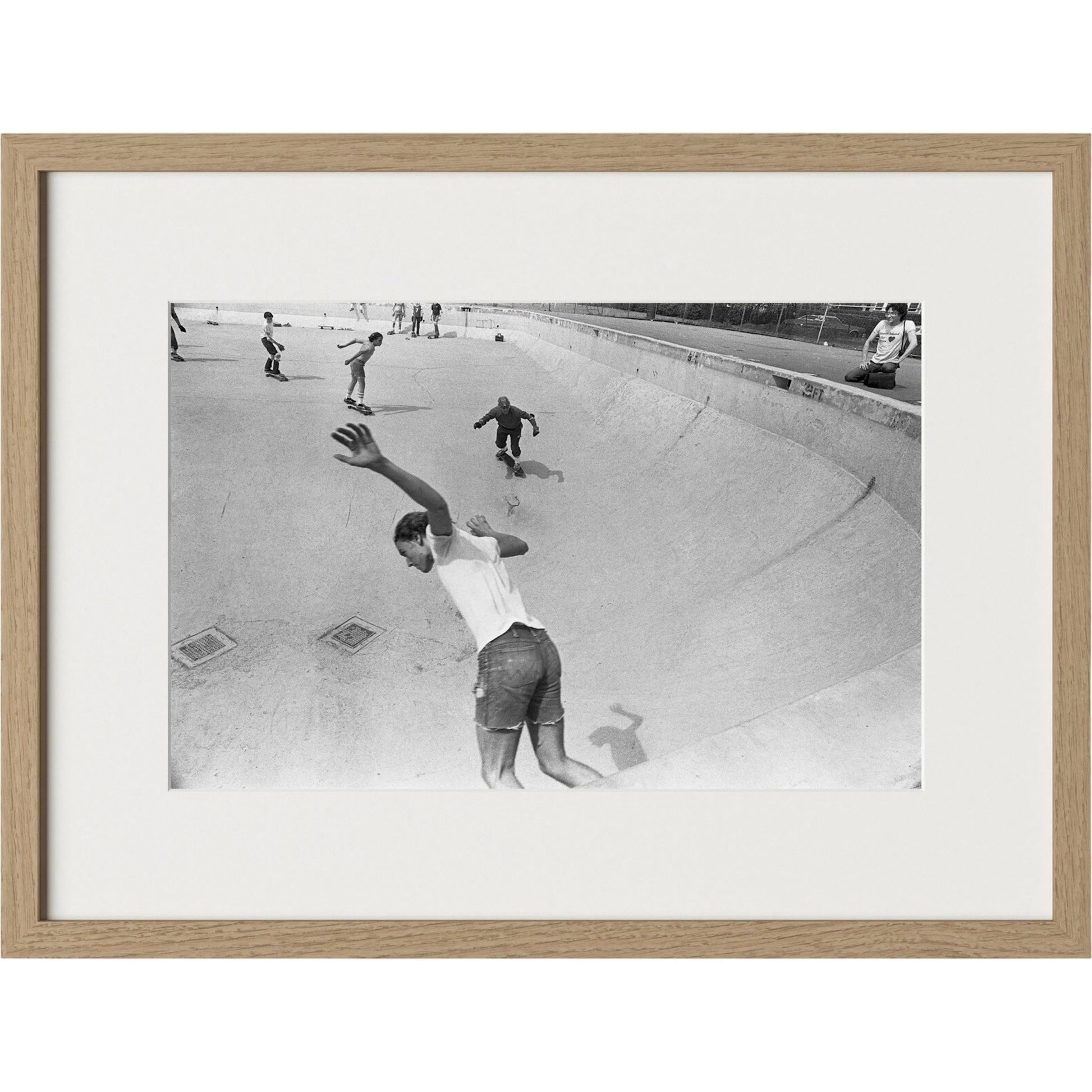 Skateboarding In A Drained Pool I by Barbara Alper by Four Hands. Made from unique in a unique style.