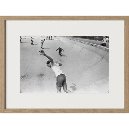 Skateboarding In A Drained Pool I by Barbara Alper by Four Hands. Made from unique in a unique style.