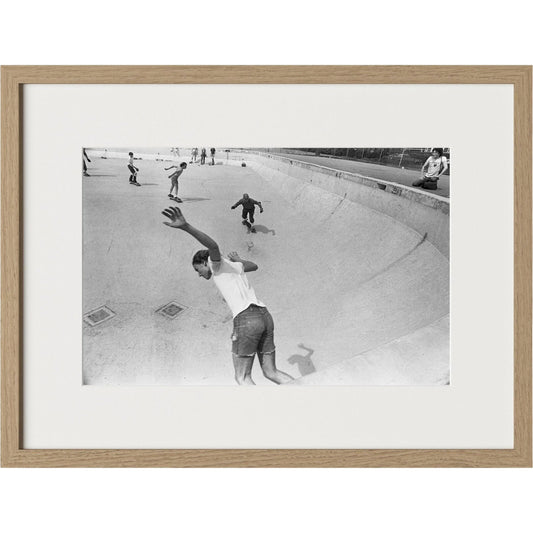 Skateboarding In A Drained Pool I by Barbara Alper by Four Hands. Made from unique in a unique style.