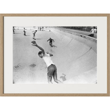 Skateboarding In A Drained Pool I by Barbara Alper by Four Hands. Made from unique in a unique style.