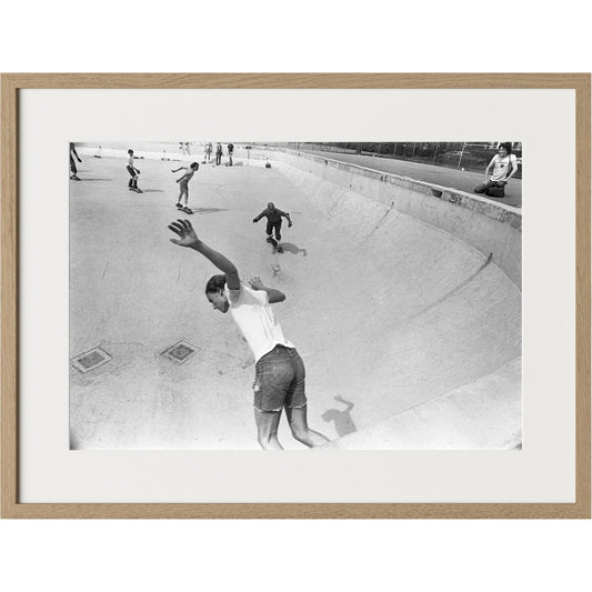 Skateboarding In A Drained Pool I by Barbara Alper by Four Hands. Made from unique in a unique style.