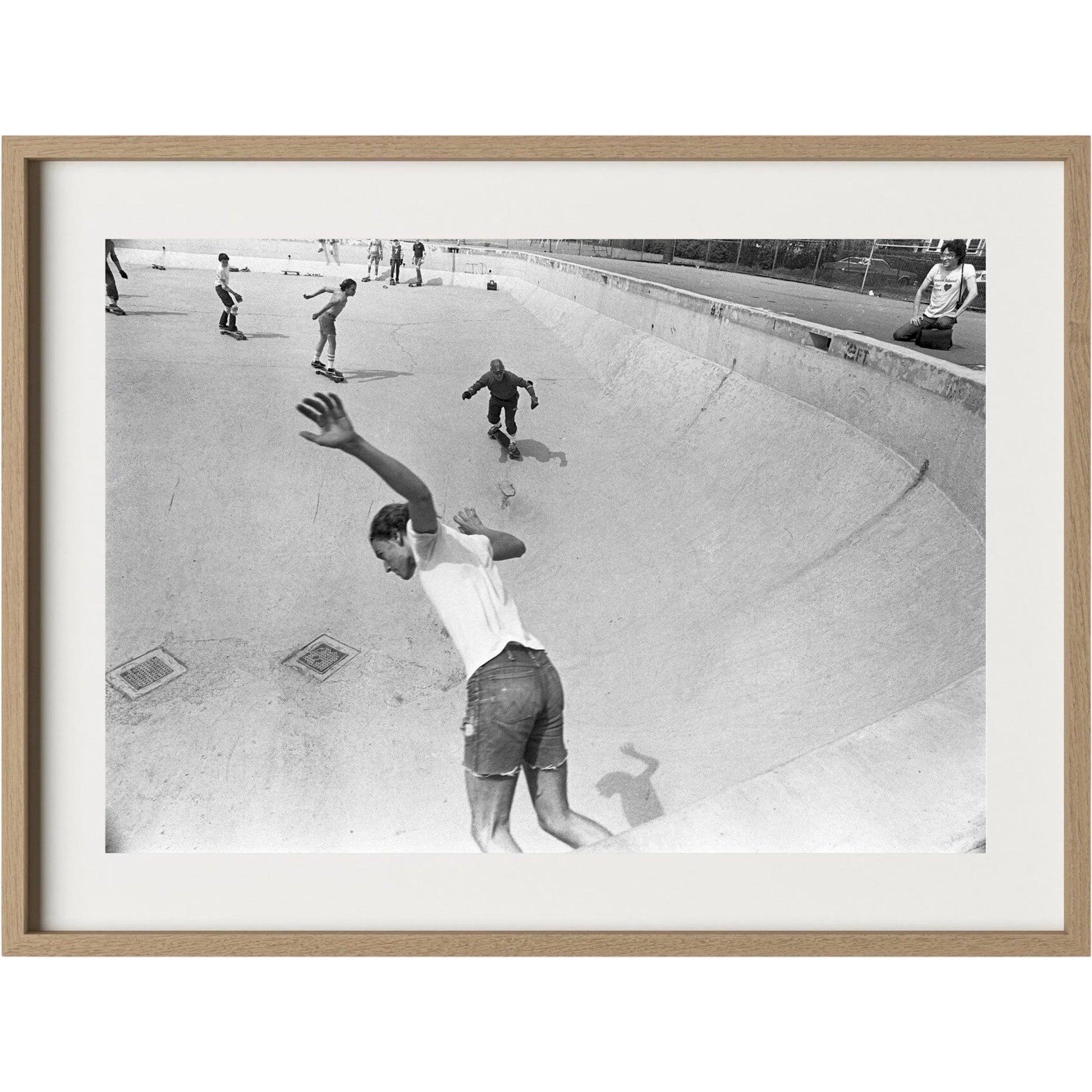 Skateboarding In A Drained Pool I by Barbara Alper by Four Hands. Made from unique in a unique style.