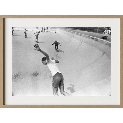 Skateboarding In A Drained Pool I by Barbara Alper by Four Hands. Made from unique in a unique style.