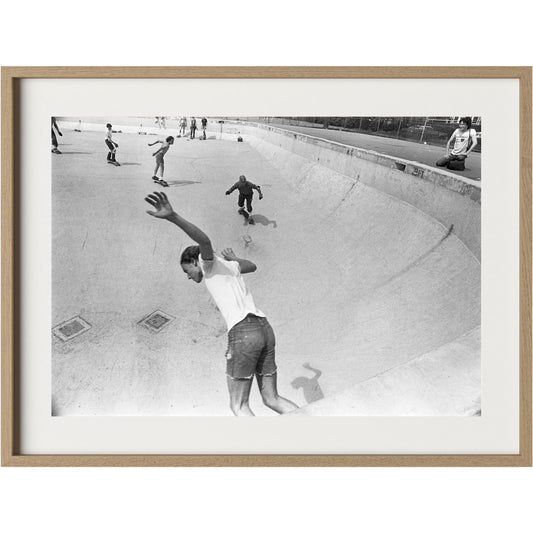 Skateboarding In A Drained Pool I by Barbara Alper by Four Hands. Made from unique in a unique style.