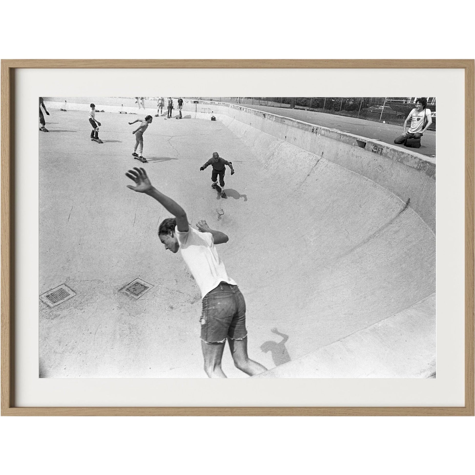 Skateboarding In A Drained Pool I by Barbara Alper by Four Hands. Made from unique in a unique style.