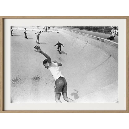 Skateboarding In A Drained Pool I by Barbara Alper by Four Hands. Made from unique in a unique style.