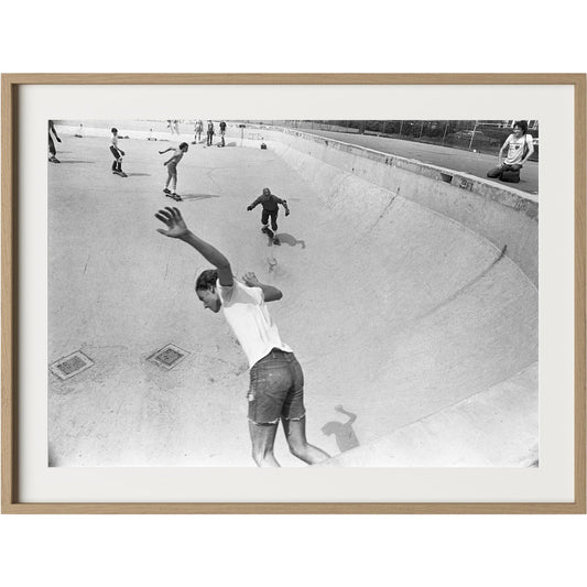 Skateboarding In A Drained Pool I by Barbara Alper by Four Hands. Made from unique in a unique style.