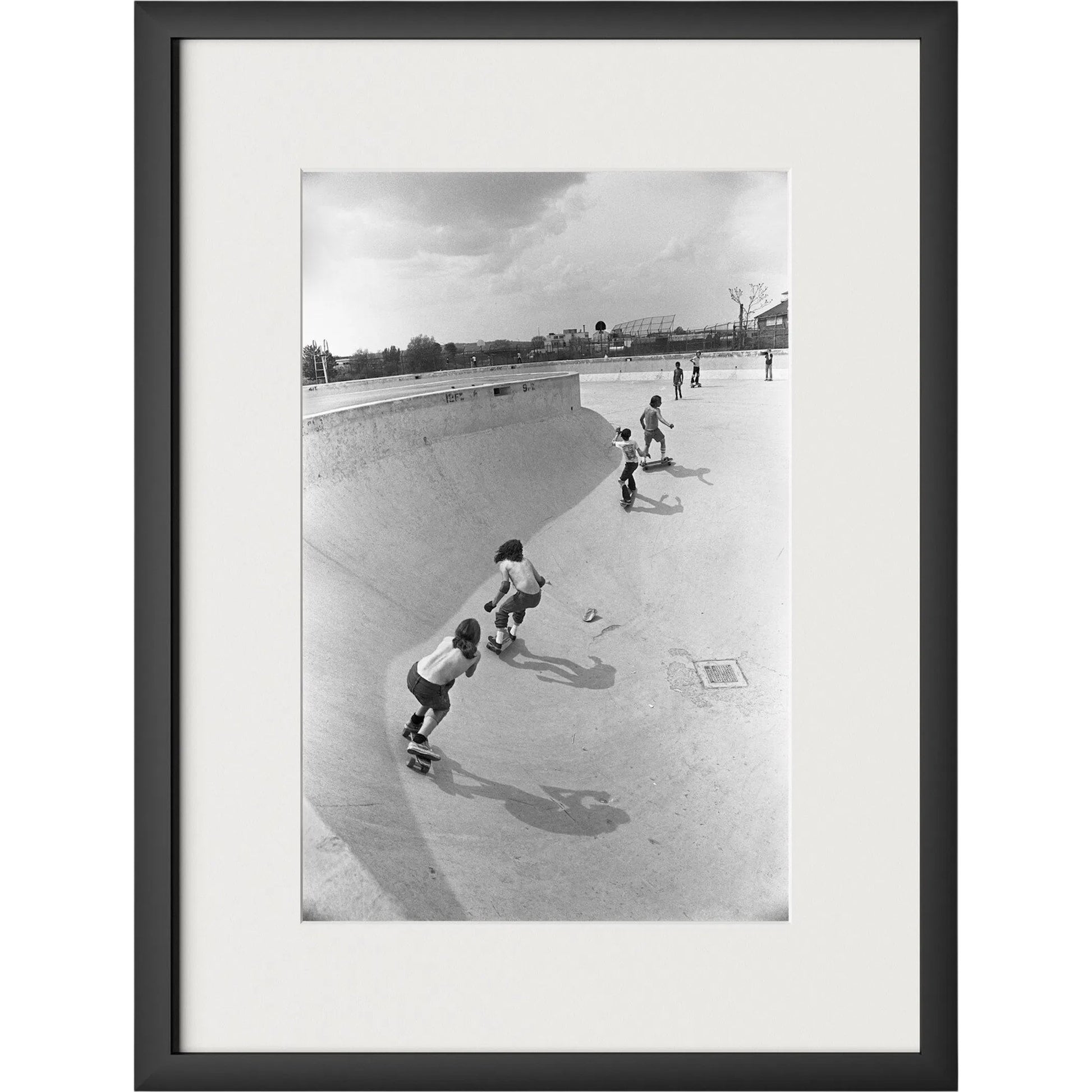Skateboarding In A Drained Pool II by Four Hands. Made from unique in a unique style.