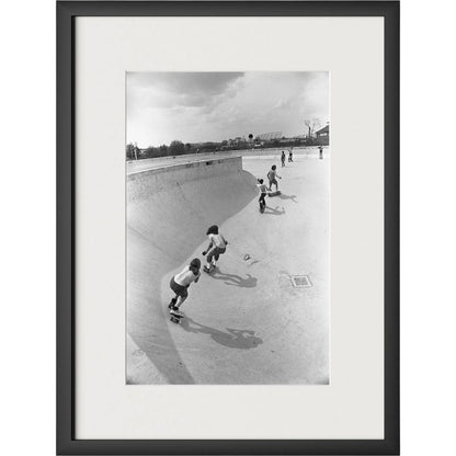Skateboarding In A Drained Pool II by Four Hands. Made from unique in a unique style.