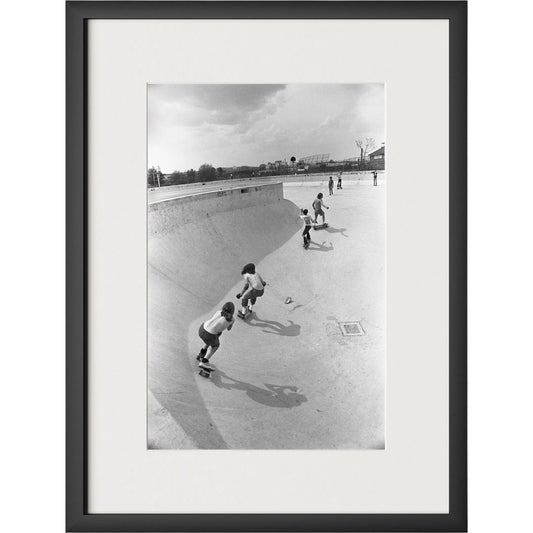 Skateboarding In A Drained Pool II by Four Hands. Made from unique in a unique style.