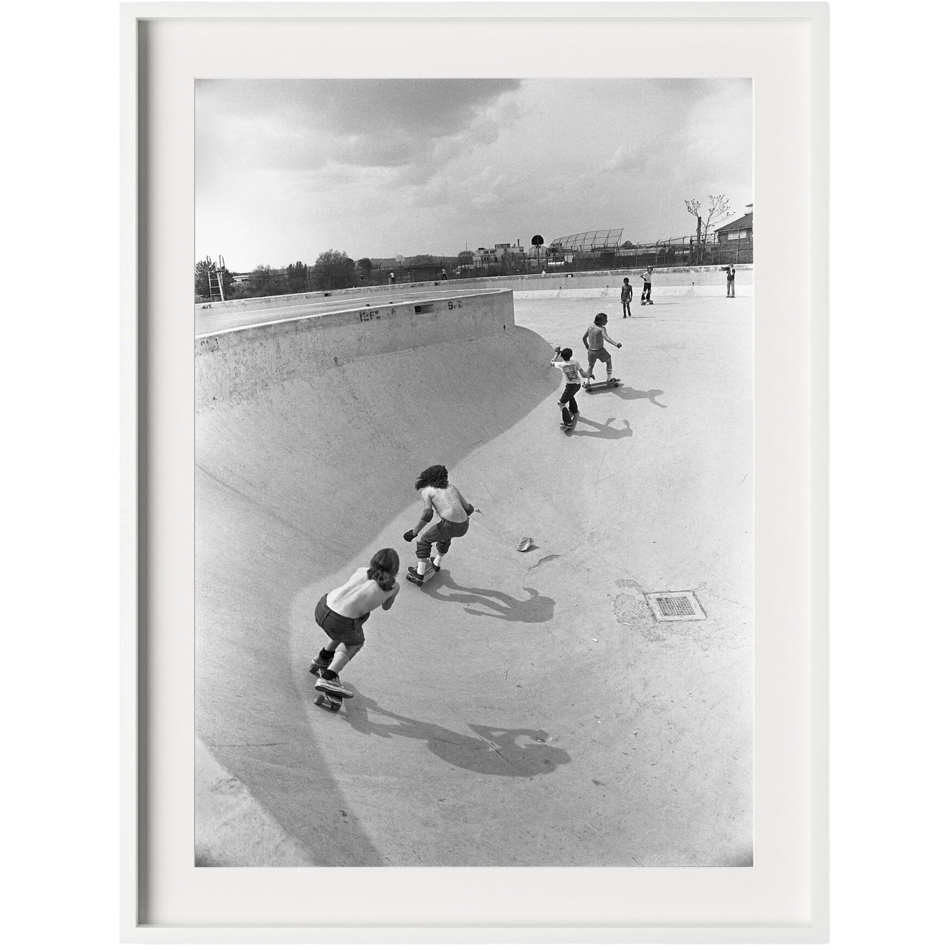 Skateboarding In A Drained Pool II by Four Hands. Made from unique in a unique style.