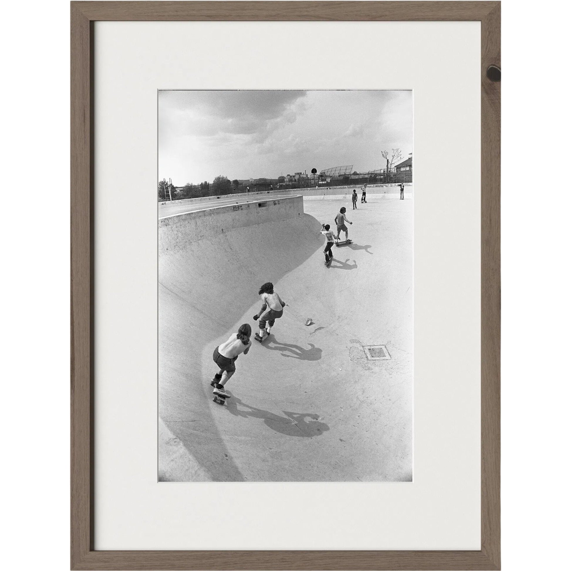 Skateboarding In A Drained Pool II by Four Hands. Made from unique in a unique style.