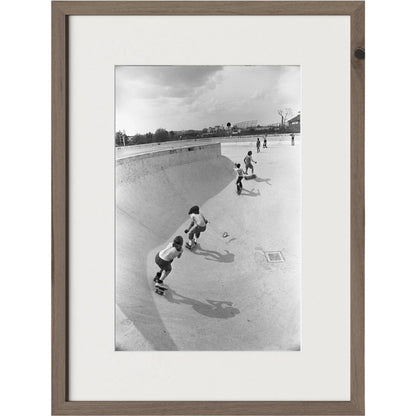 Skateboarding In A Drained Pool II by Four Hands. Made from unique in a unique style.