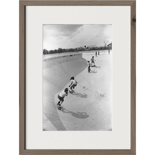 Skateboarding In A Drained Pool II by Four Hands. Made from unique in a unique style.