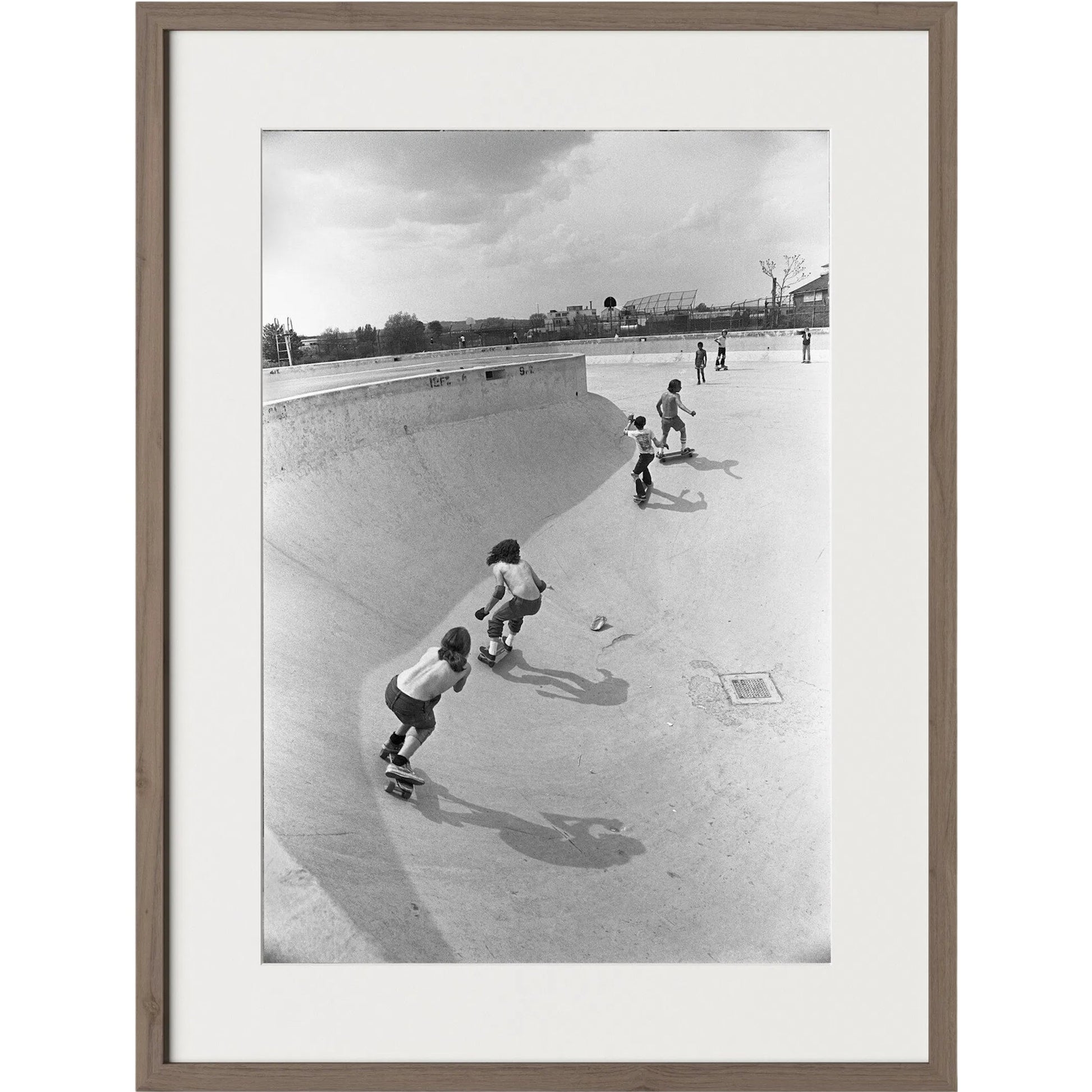 Skateboarding In A Drained Pool II by Four Hands. Made from unique in a unique style.