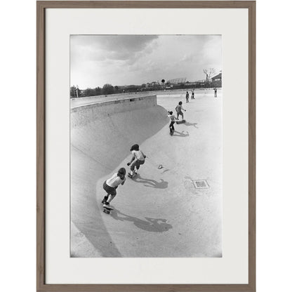 Skateboarding In A Drained Pool II by Four Hands. Made from unique in a unique style.