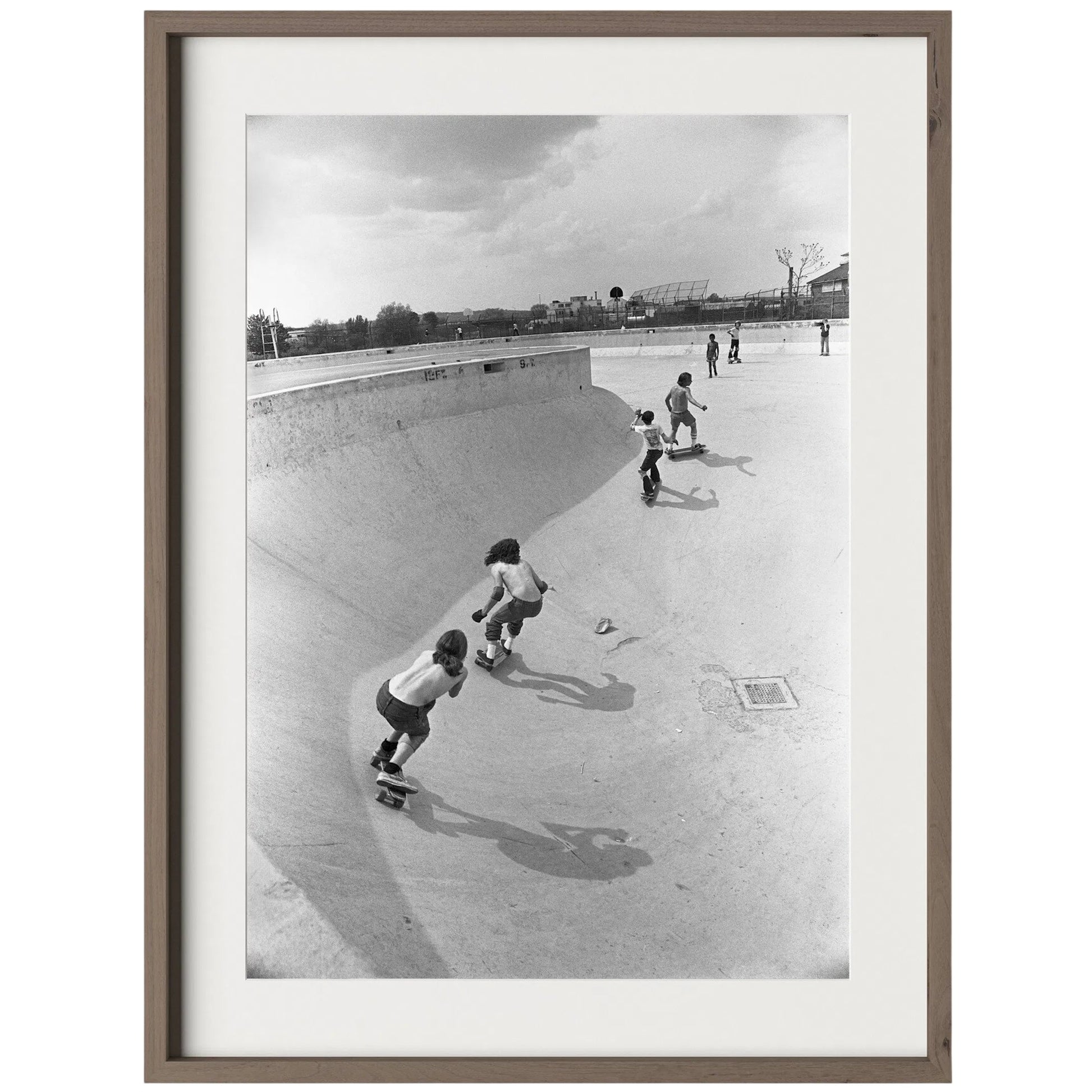 Skateboarding In A Drained Pool II by Four Hands. Made from unique in a unique style.