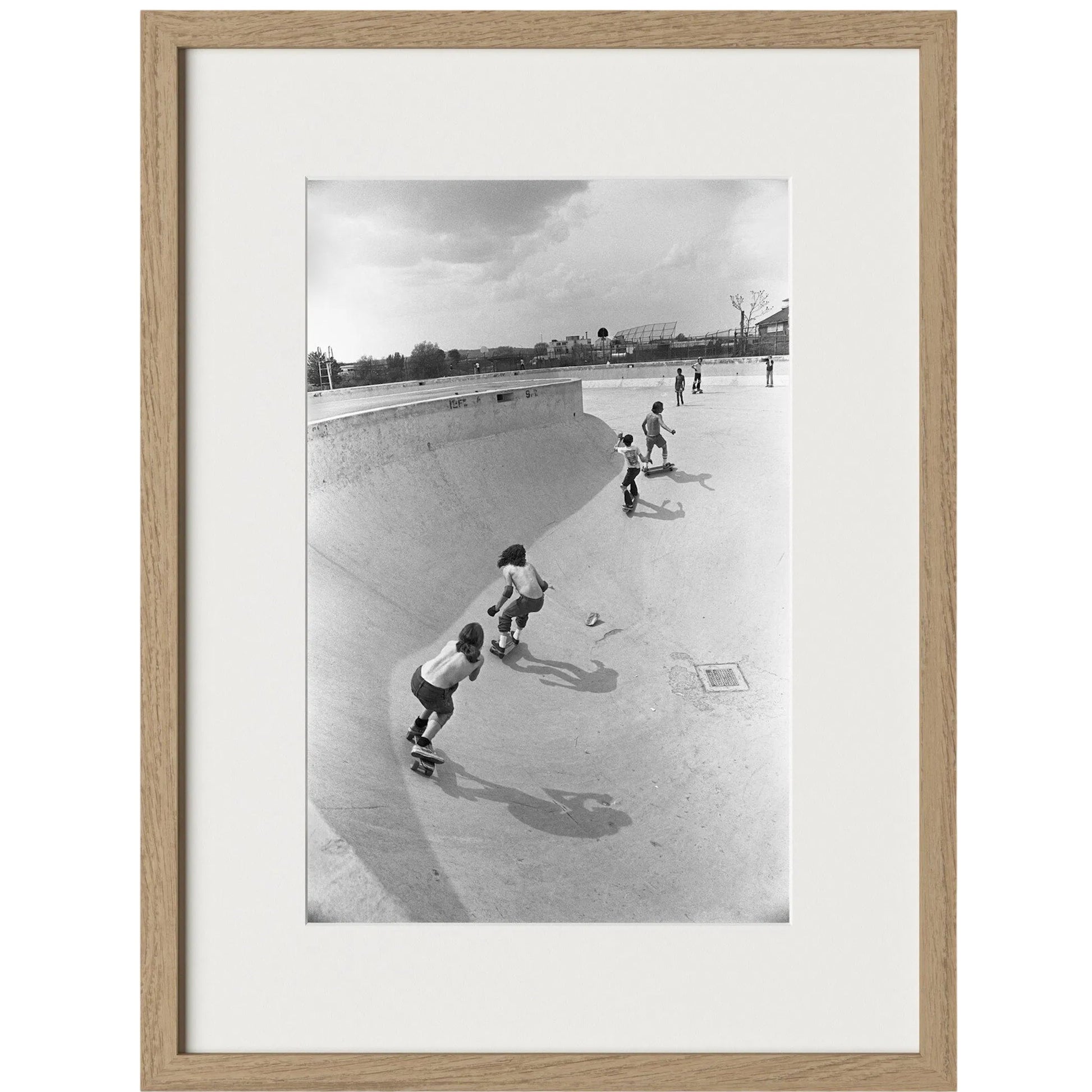 Skateboarding In A Drained Pool II by Four Hands. Made from unique in a unique style.