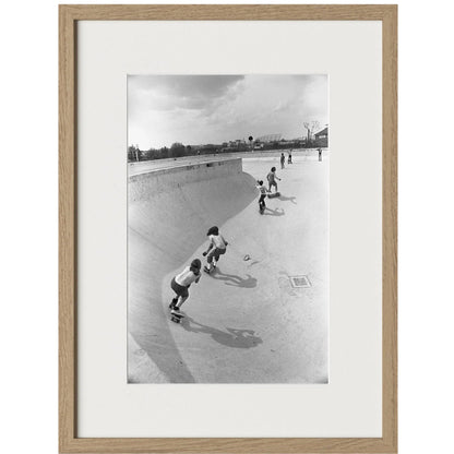 Skateboarding In A Drained Pool II by Four Hands. Made from unique in a unique style.