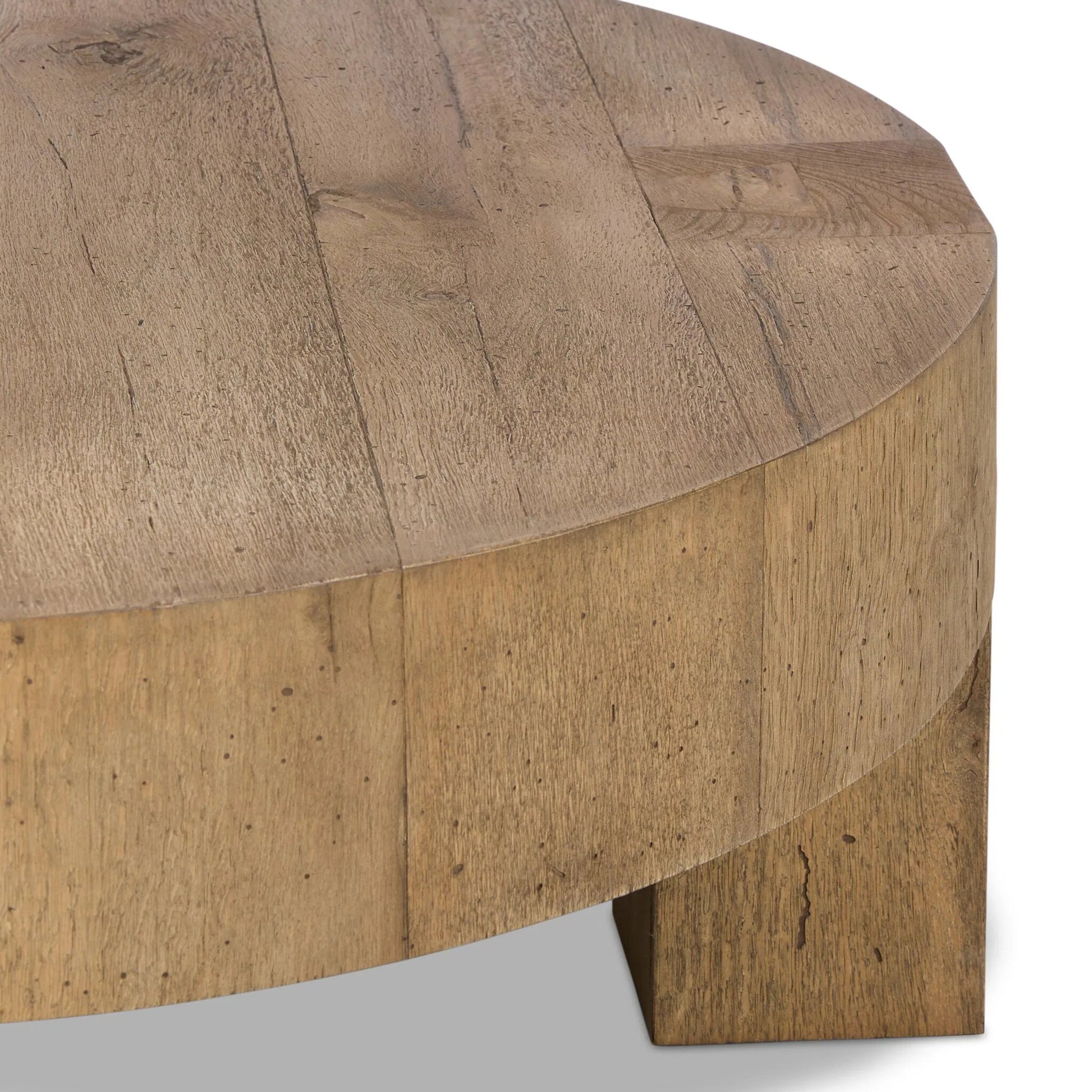 Abaso Round Coffee Table by Four Hands. Made from unique in a unique style.
