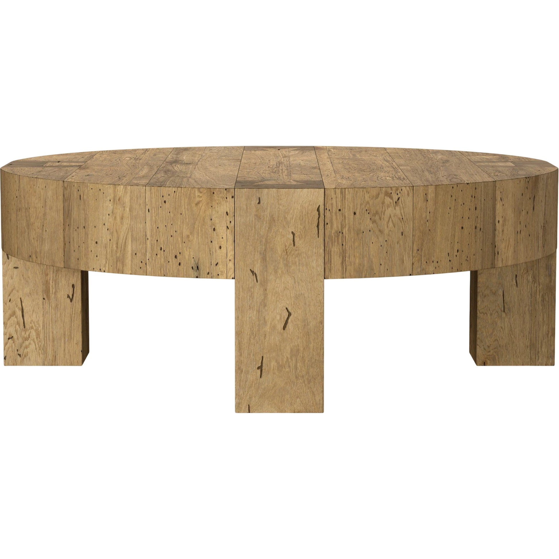 Abaso Round Coffee Table by Four Hands. Made from unique in a unique style.