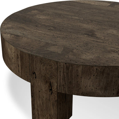 Abaso Round Coffee Table by Four Hands. Made from unique in a unique style.