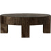 Abaso Round Coffee Table by Four Hands. Made from unique in a unique style.
