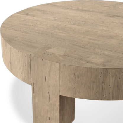Abaso Round Coffee Table by Four Hands. Made from unique in a unique style.