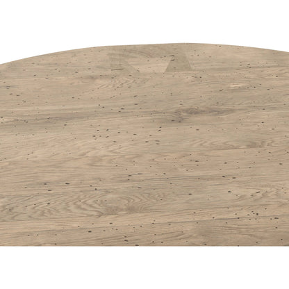 Abaso Round Coffee Table by Four Hands. Made from unique in a unique style.
