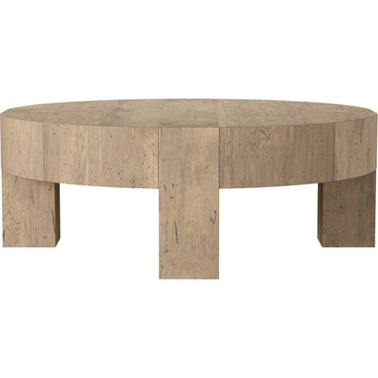Abaso Round Coffee Table by Four Hands. Made from unique in a unique style.