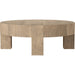 Abaso Round Coffee Table by Four Hands. Made from unique in a unique style.