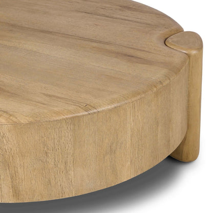 Toman Coffee Table by Four Hands. Made from thick oak veneer, melina solid in a unique style.