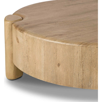 Toman Coffee Table by Four Hands. Made from thick oak veneer, melina solid in a unique style.