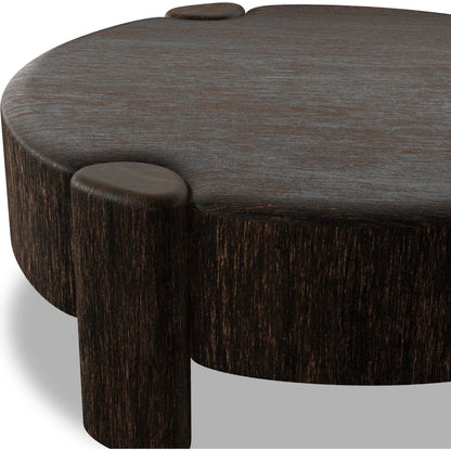 Toman Coffee Table by Four Hands. Made from thick oak veneer, melina solid in a unique style.