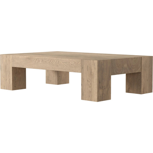Abaso Rectangular Coffee Table by Four Hands. Made from unique in a modern style.