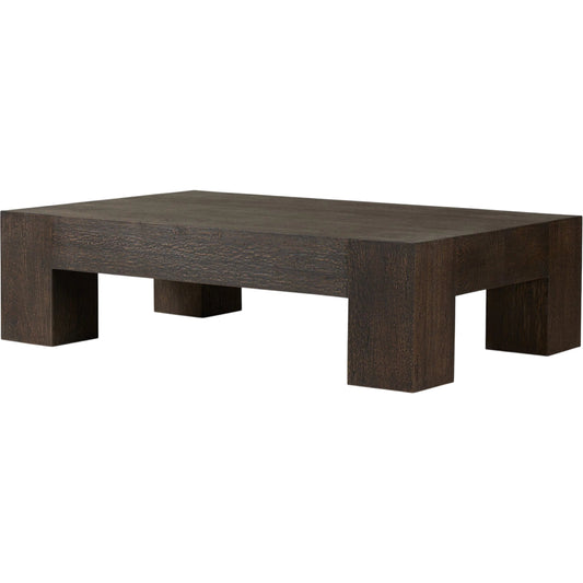Abaso Rectangular Coffee Table by Four Hands. Made from unique in a modern style.