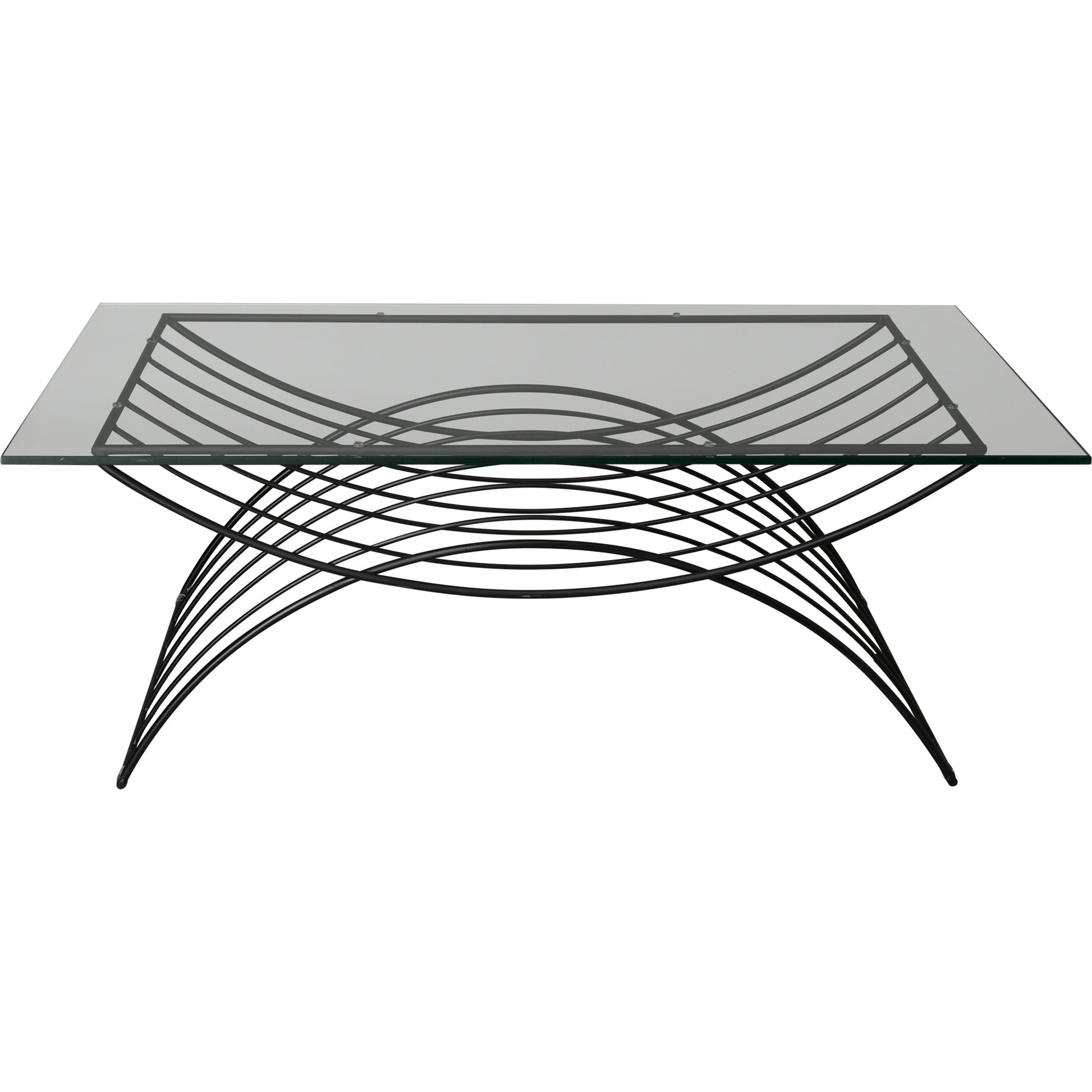 X Metal Coffee Table by Emissary in black. Made from unique in a modern style.