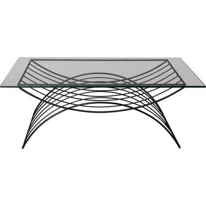 X Metal Coffee Table by Emissary in black. Made from unique in a modern style.