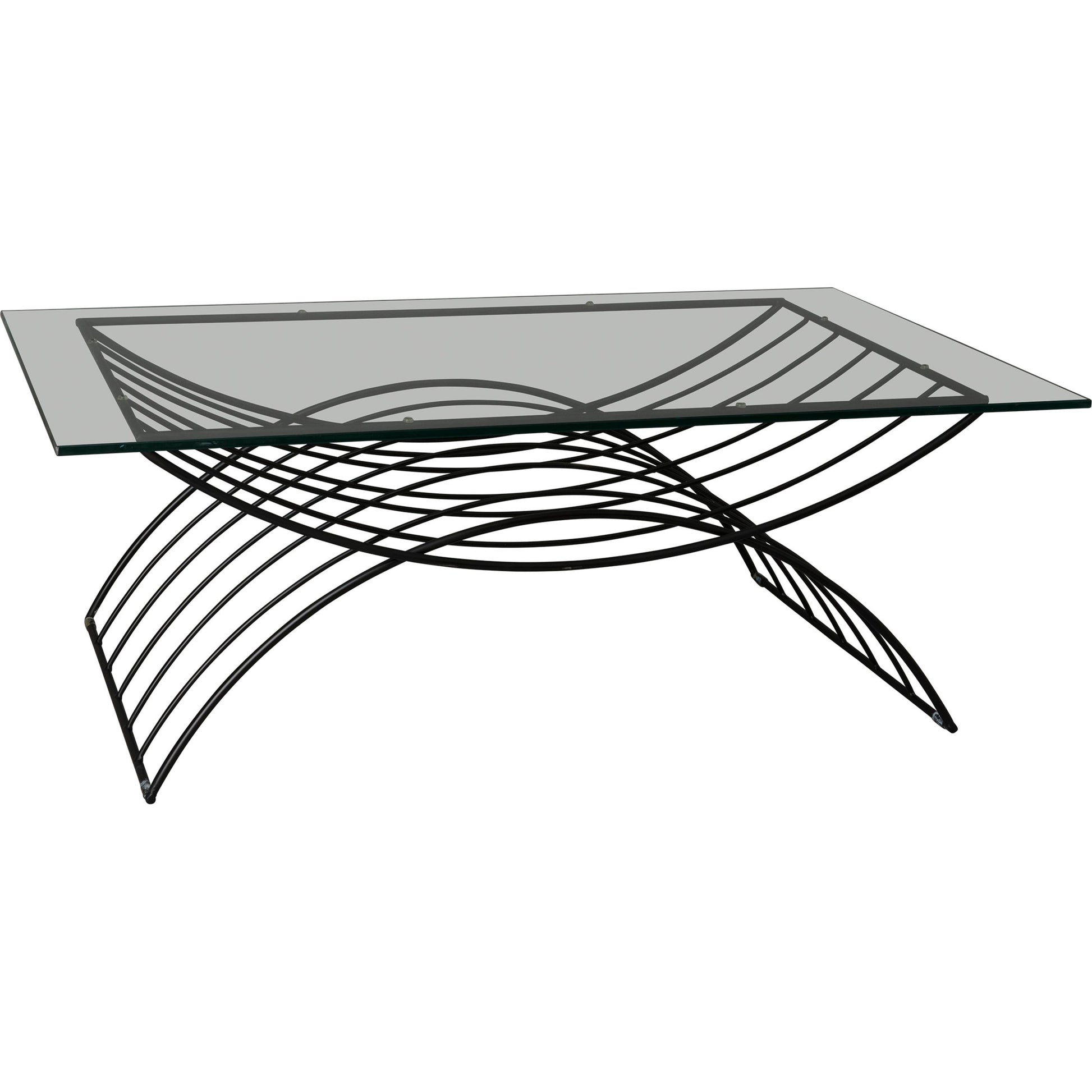 X Metal Coffee Table by Emissary in black. Made from unique in a modern style.