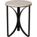 Archer Metal Side Table by Emissary USA in cream. Made from unique in a modern style.