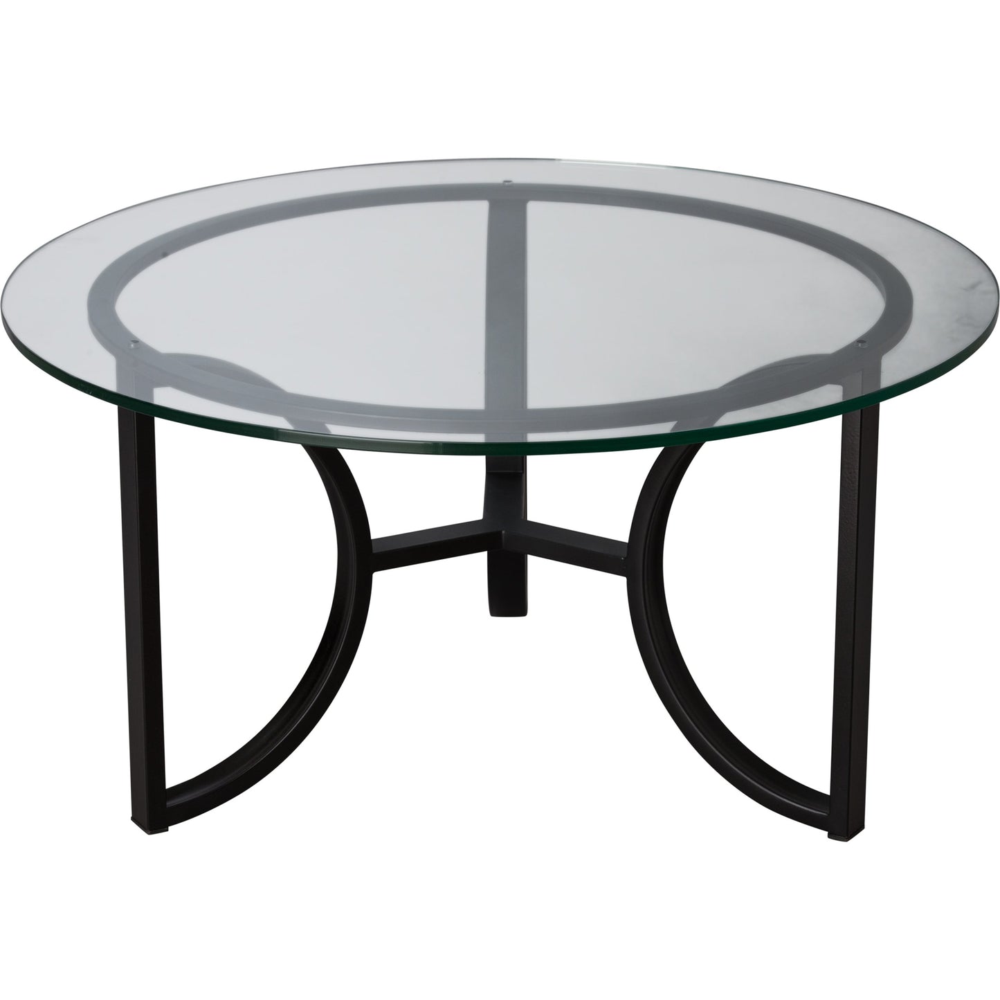 001 SR-697218 | Primary Silo | Archer Round Metal Coffee Table by Emissary in black. Made from unique in a modern style.