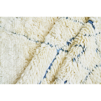 Moroccan 2563 Rug by Exquisite Rugs in ivory, blue. Made from new zealand wool in a unique style.