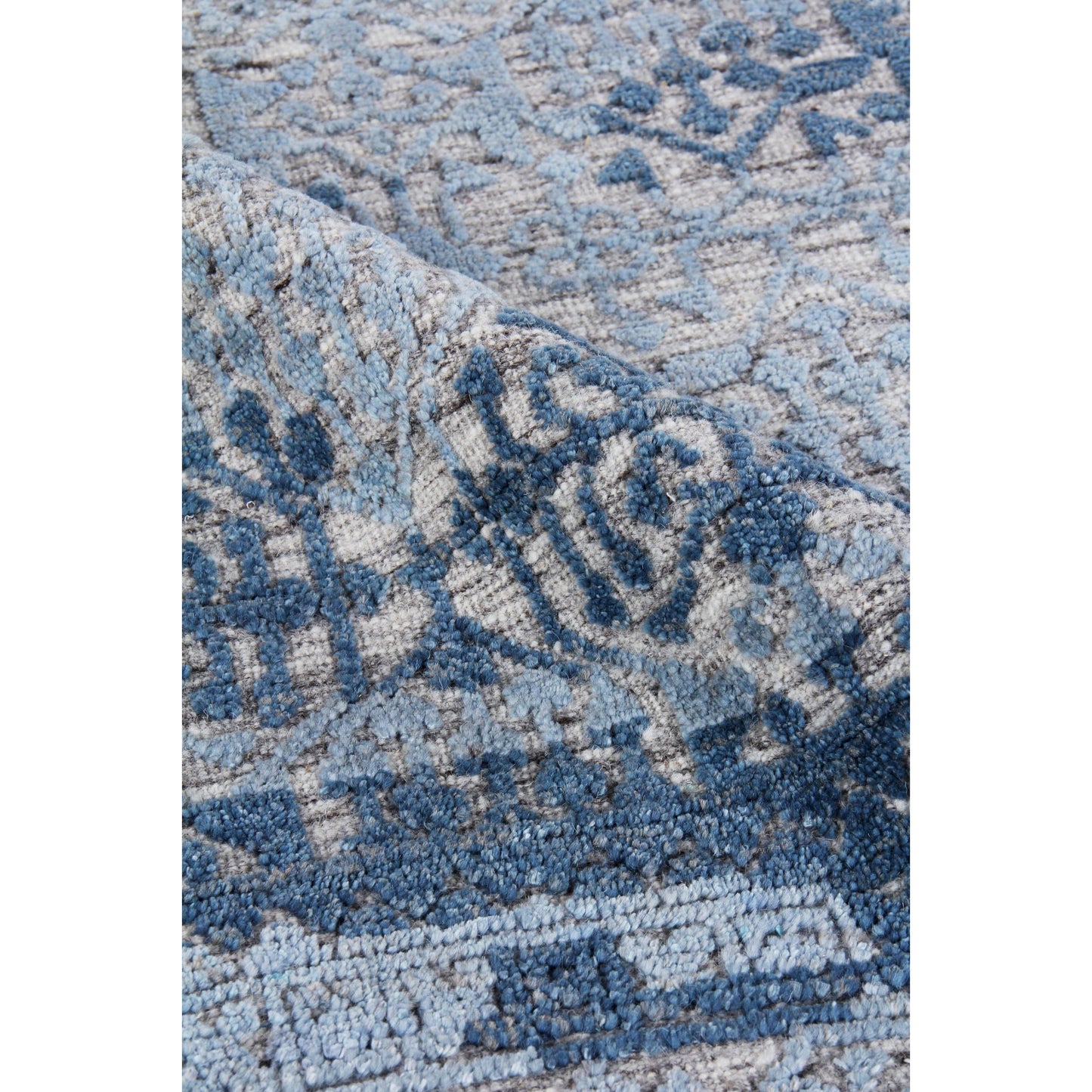 022 SI-1827387,SI-1827390,SI-1827392 | Closeup | Cadence Rug by Exquisite Rugs. Made from wool, bamboo silk in a unique style.