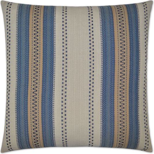 Rigadoon by DV Kap Home in blue. Made from 55.69% polyester, 44.31% cotton in a transitional style.